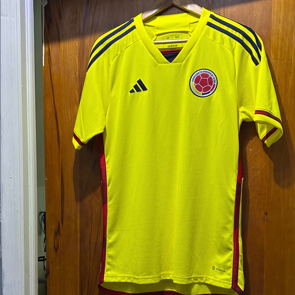 Adidas Kids Bright Yellow Soccer Jersey